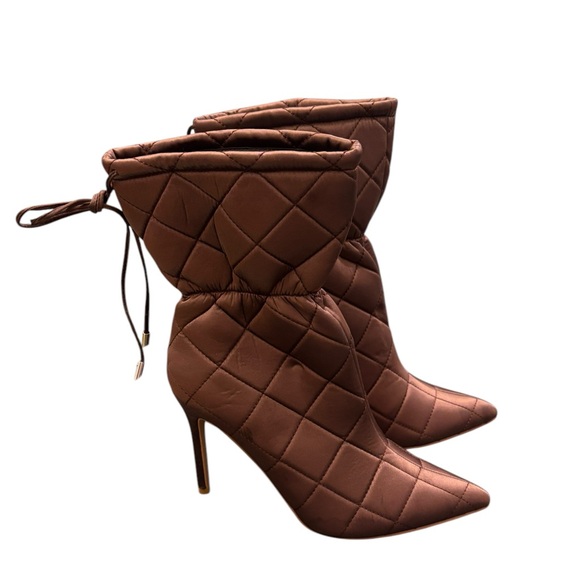 Cape Robbin Shoes - Women’s Cape Robbin Brown Makayla Pointy Toe Skinny High Heels - Size 9